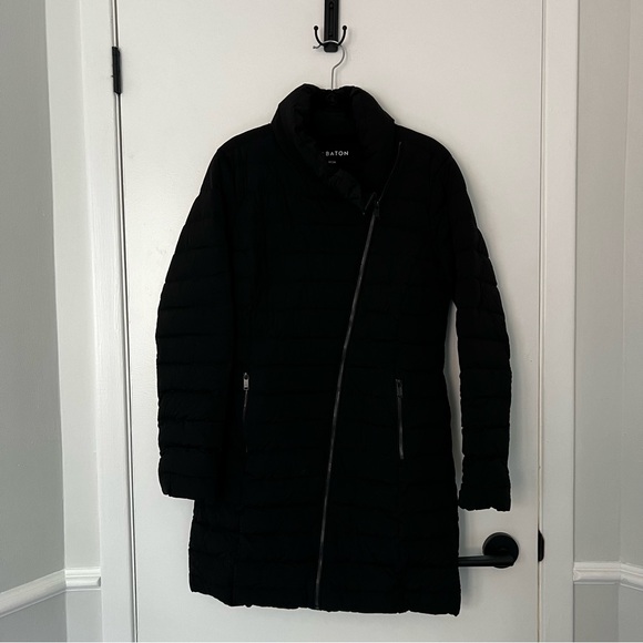 Aritzia Babaton Reza Black Midi Puffer Jacket - Picture 3 of 4